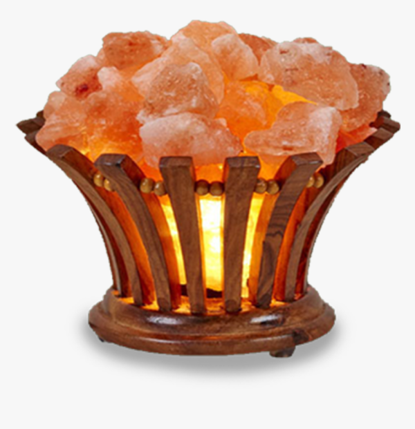 Flower Shape Hand Made Salt Lamp